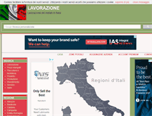 Tablet Screenshot of lavorazione.info